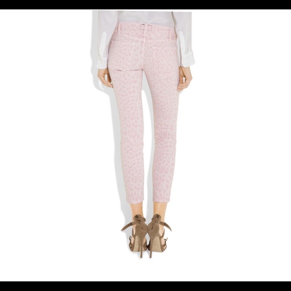 Current/Elliot Pink Cheetah Jeans - Picture 2 of 5